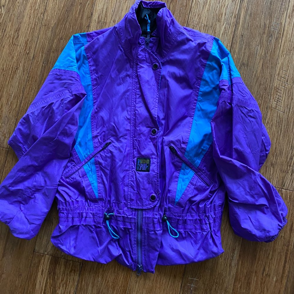 For Women In Sports Vintage 90's Windbreaker SZ M